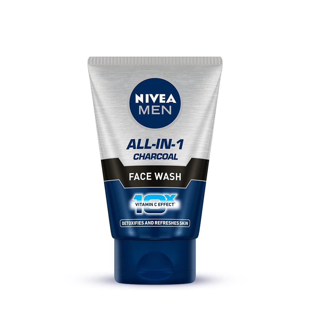 NIVEA MEN All in 1 Charcoal Face Wash 100 g