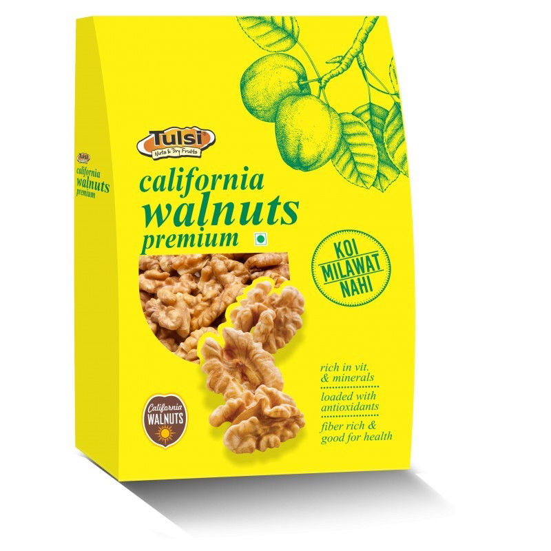 Tulsi California Walnuts Kernels Premium 200g X 40pcs (8kg. pack)