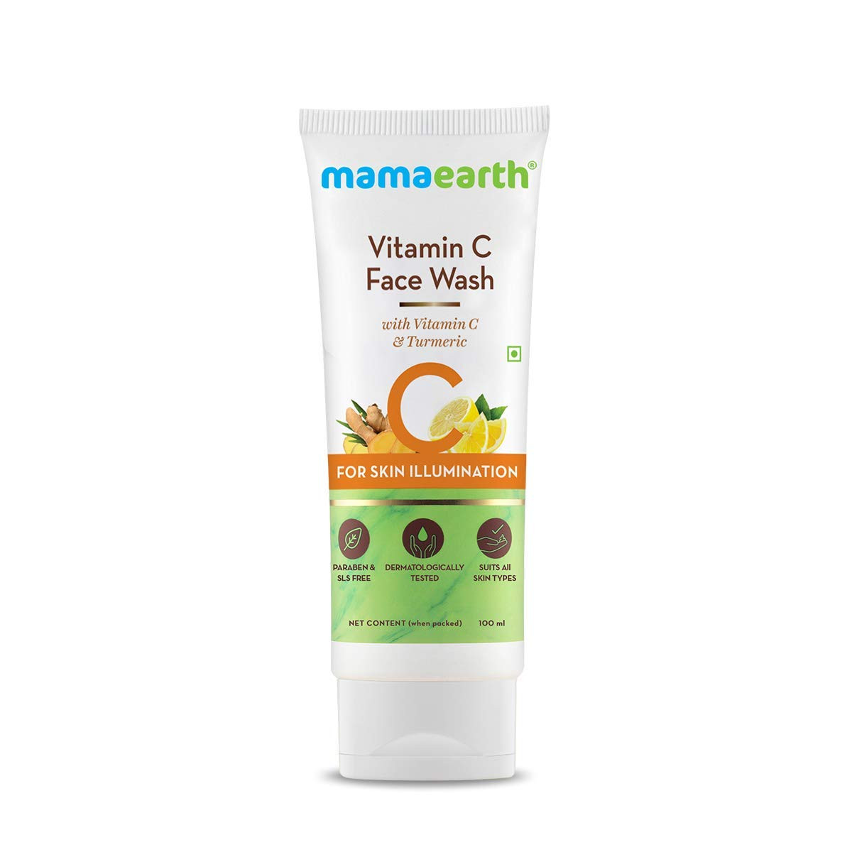 Mama Earth Vitamin C and Turmeric Face Wash 100ml